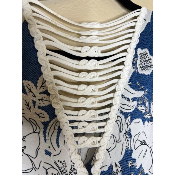 Shoreline Women Size Medium Sleeveless Dress Flowy Flirty Summer Spring Floral B - Picture 6 of 6